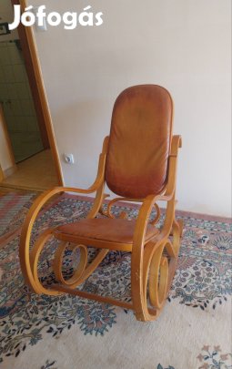 Hintaszék bőr kárpittal