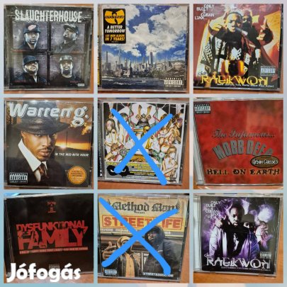 Hip-hop cd-k: Wu-Tang Clan, Mobb Deep, Slaughterhouse, Raekwon