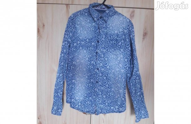 Hippy boho indiai koptatott férfi ing M-es