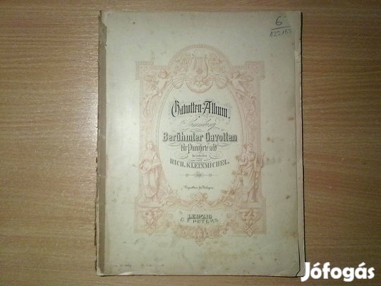 Híres gavotte-gyűjtemény pianoforte szólóra