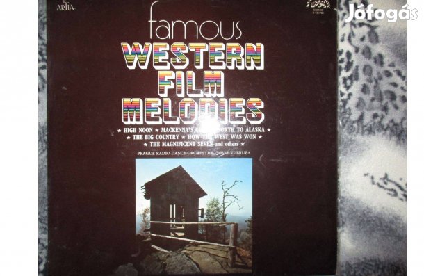 Híres western filmek zenéi bakelit hanglemez eladó