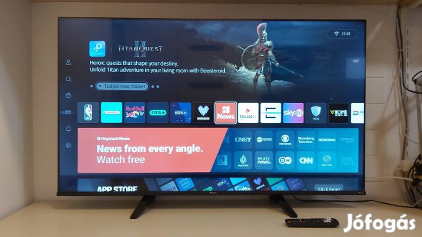 Hisense 140cm-es,wifis,smart,UHD led tv hibátlan állapotban eladó