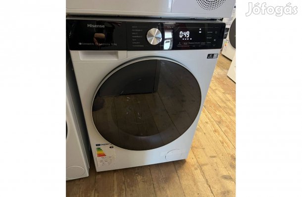 Hisense WF5S1045BW, 10,5kg, A osztályos, gőzmosógép, 233e.ft helyett!