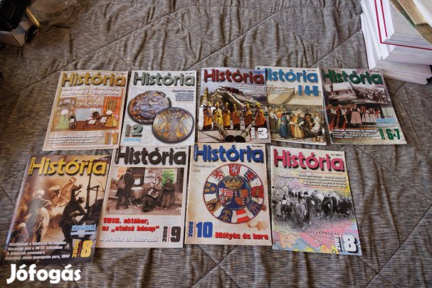 História folyóirat eladó (9db)