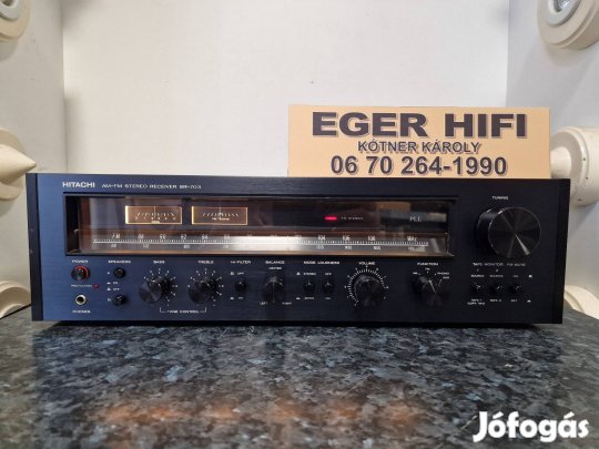 Hitachi Sr-703 monster receiver, fa oldallapokkal