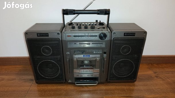 Hitachi TRK-9140E Boombox kazettás magnó Ritkaság!