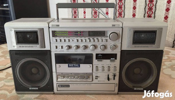 Hitachi TRK-9900W Boombox magnó