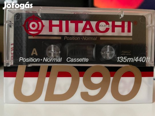 Hitachi UD 90 1988 bontatlan, új magnó kazetta, audio kazetta