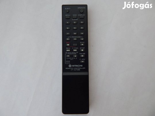 Hitachi VT-RM728E Tipusú VHS Videó /TV Távirányító Eredeti