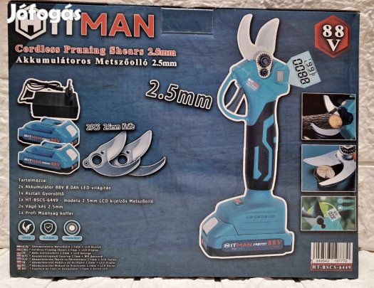 Hitman Akkumulátoros Metszőolló - 88V