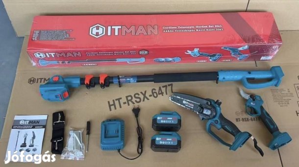 Hitman Akkumulátoros Teleszkópos Kerti Szett