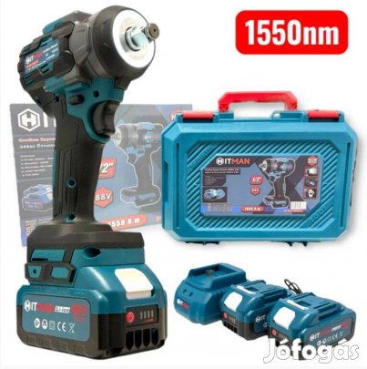 Hitman Akkumulátoros ütvecsavarozó 88V, 1550 Nm HT-IWS-1550Xpro