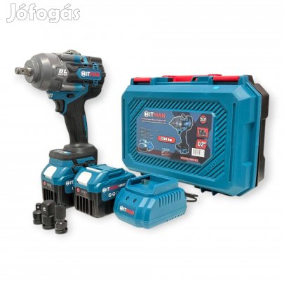 Hitman HT-IWS-2350X.Pro Ütvecsavarozó Kerékkulcs 2350 Nm 88V 2x akku