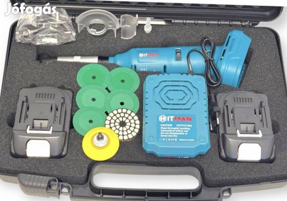 Hitman akkus sarokcsiszoló és gravírozógép csempéhez