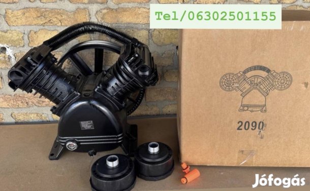 Hitman ikerhengeres olajos V kompresszor, ékszíj hajtású, 12BAR