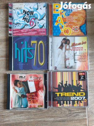Hits zenei CD lemezek régi sláger gyűjtemények