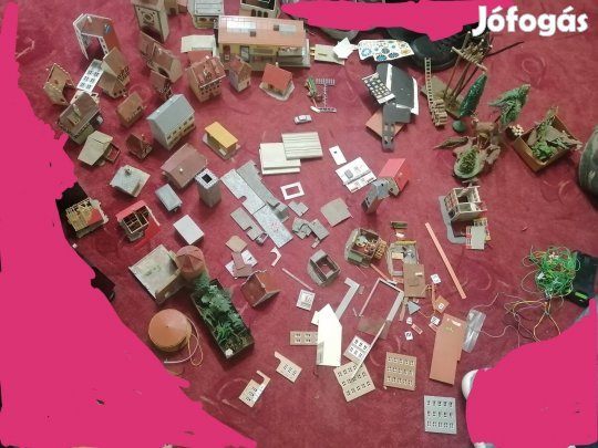 Ho modellvasuthoz házak 