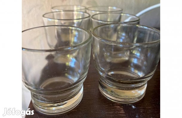 Hőálló, retro üveg kávéspohár