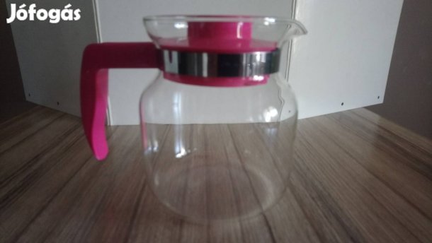 Hőálló jénai kiöntő fedővel 1 literes eladó