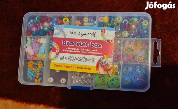 Hobbi gyöngy készlet kreatív kiegészítők alkotásához.