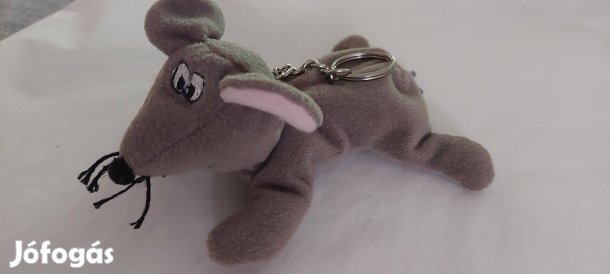 Hobbi plüss kisegér a nyakán kulcstartóval eladó