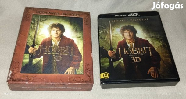 Hobbt- Váratlan utazás 1db 2D Blu-ray Filmmel