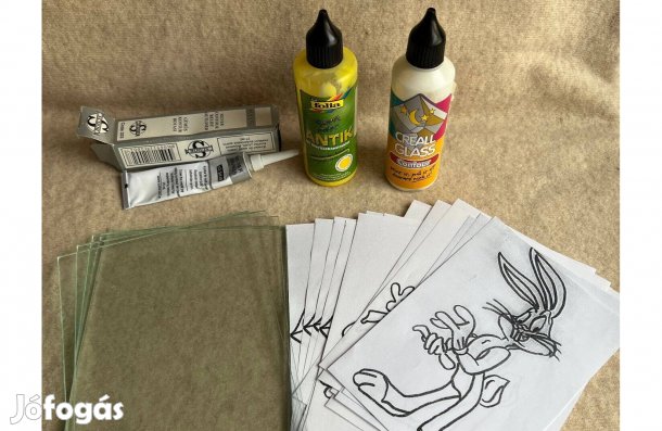 Hobby - üvegfestő szett, kreatív csomag