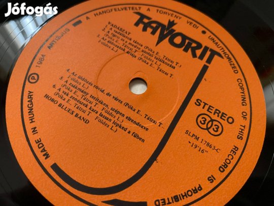 Hobo Blues Band - Vadászat (1984) dupla album jó állapotban (VG/NM)