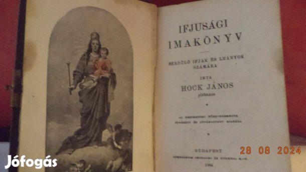 Hock János: Ifjusági imakönyv
