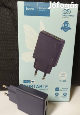 Hoco Gan 30w ultra vékony töltőfej 