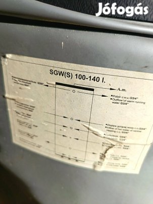 Hőcserélős melegvíz tartály