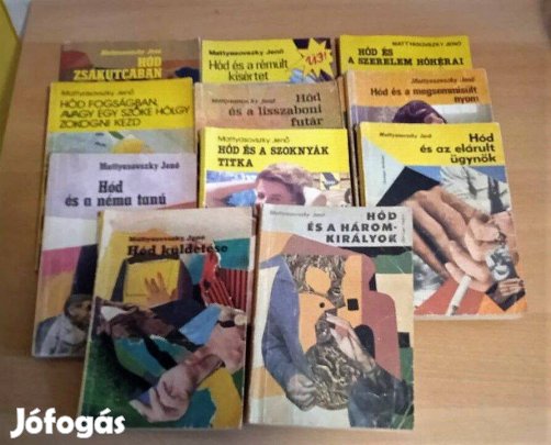 Hód sorozat 11 + 2 db.-os Mattyasovszky könyvcsomag