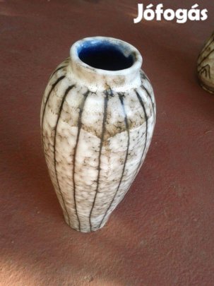 Hódmezővásárhelyi kecses kerámia váza nagyobb méret hibátlan