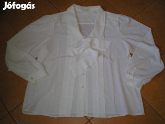 Hófehér női hosszú ujjú blúz XXL-es Kanadából XXL szinte új 2XL