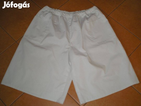 Hófehér női nyári halásznadrág térdnadrág XL-es XL