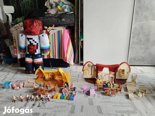Hófehérke És A hét Törpe Mini Háza Kiegészitőkkel