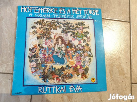 Hófehérke - Mese bakelit hanglemez kiváló állapotban Ex