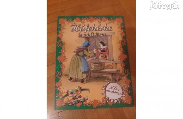 Hófehérke és a hét törpe - 3D-s mesekönyv 3D-s szemüveggel