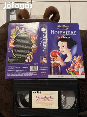 Hófehérke és a hét törpe disney mese vhs 