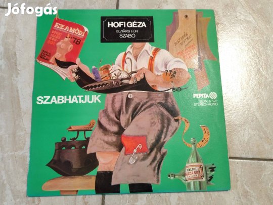 Hofi -bakelit hanglemez remek állapotban