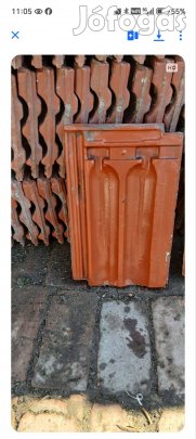 Hófógos bordó mázas cserép 2500db eladó 