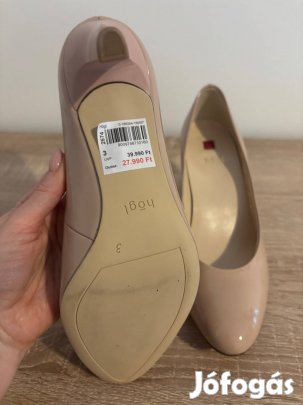 Högl magassarkú cipő