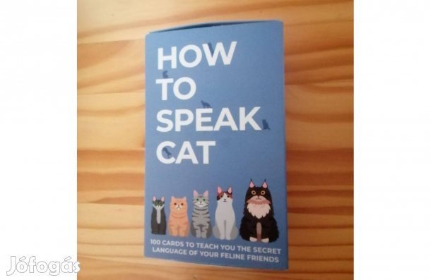 Hogyan beszéljünk a macskánkkal kártya- angolul