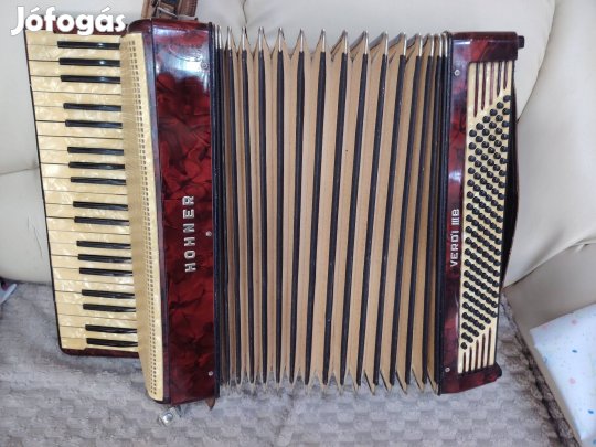 Hohner Verdi III B 120 basszusos tangóharmonika Harmonika 