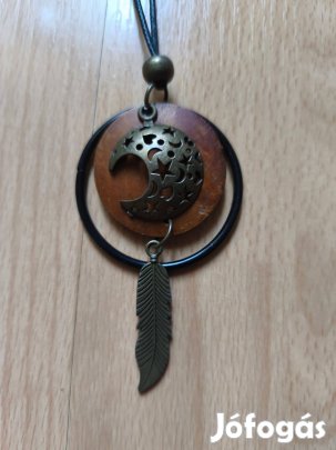 Hold, csillag, toll női nyaklánc