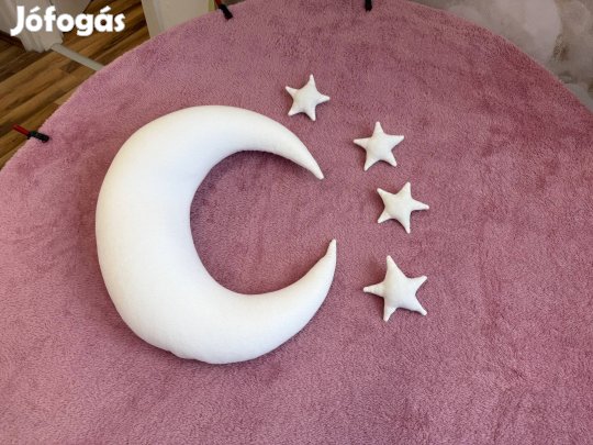 Hold csillagokkal babafotós kellék