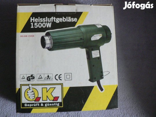 Hőlégfúvó 1500W
