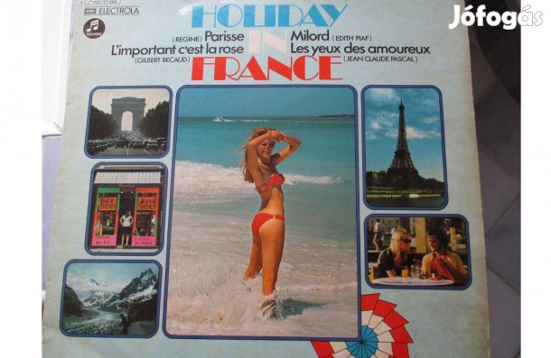 Holiday in France bakelit hanglemez eladó