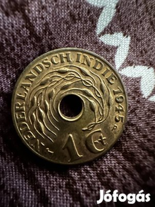 Holland Kelet India I. Vilma (1890-1948) 1 Cent 1945 P