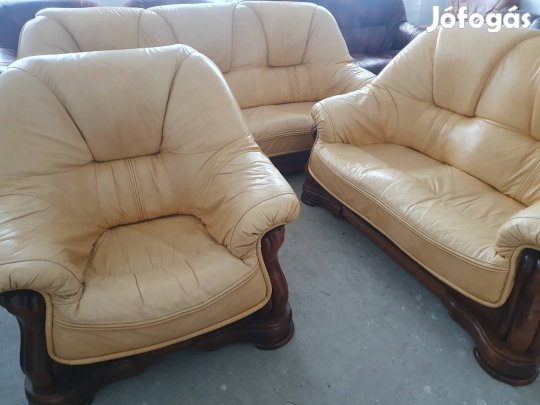Holland bőr garnitúra, kanapé, fotel, bőr ülőgarnitúra